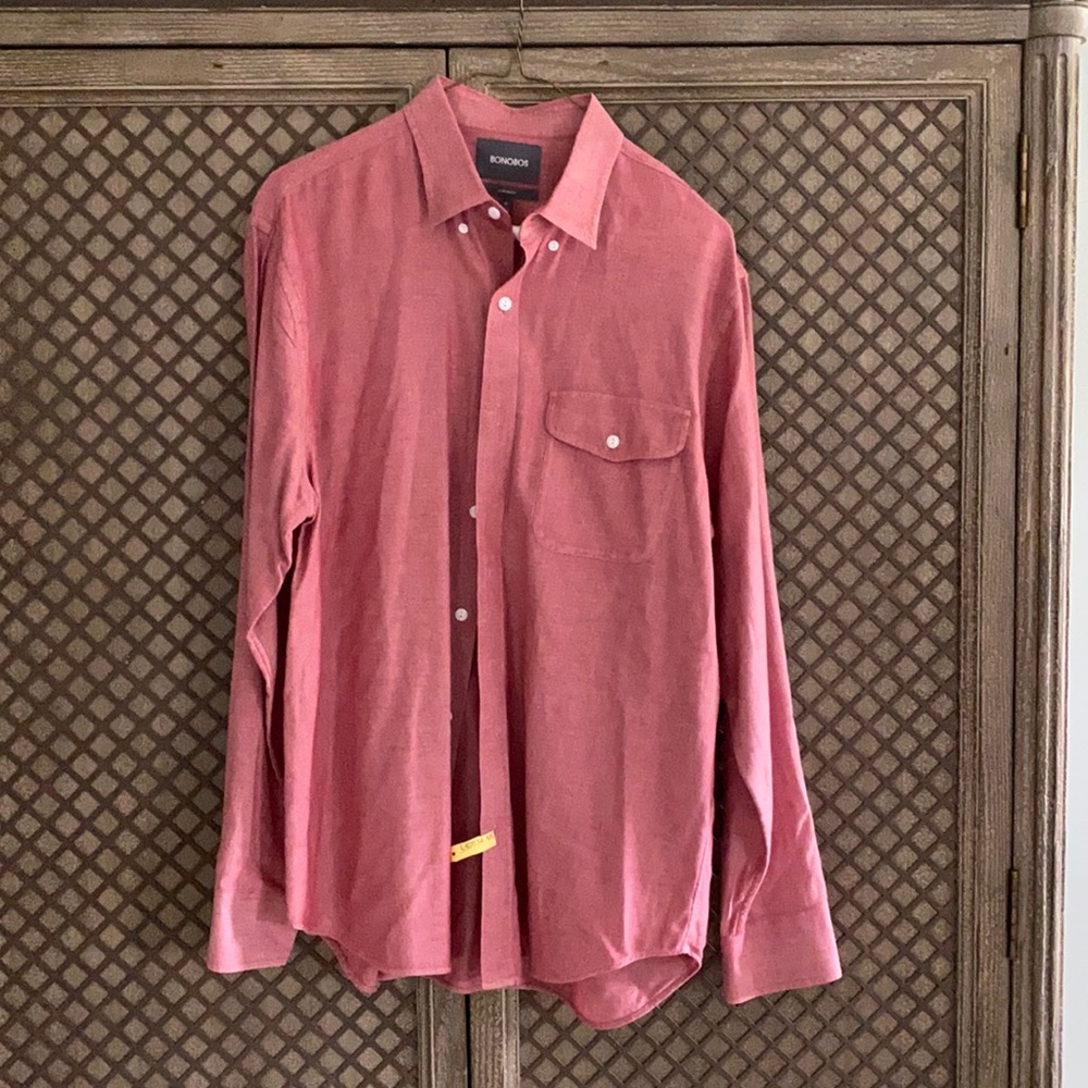 Euc Bonobos Button Down Size Medium Slim Fit - image 1